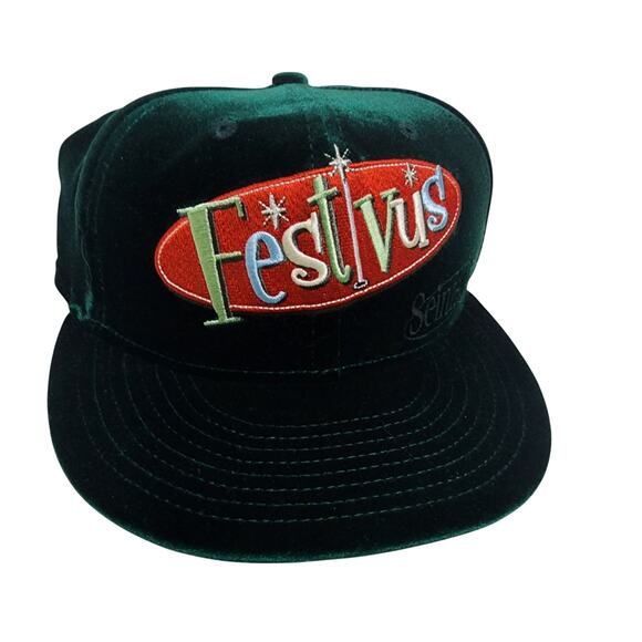 Seinfeld Festivus Velvet 59FIFTY Hat Size 7 1/4 New Era Rare Holiday Edition NWT - Picture 2 of 12
